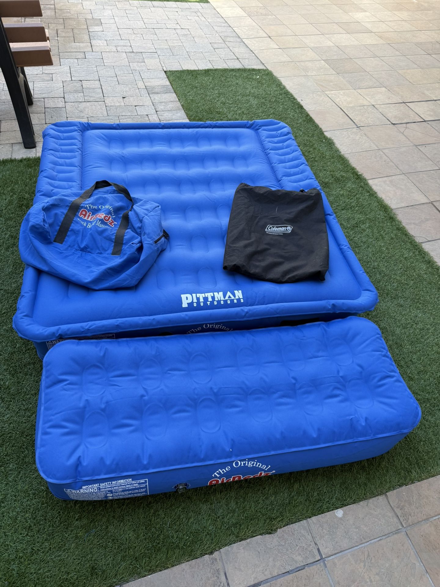 Pittman - Truck Bed Mattress 5.5 ft > 5ft - PLUS Tailgate expansion. The Original Airbedz Truck Bed Air Mattress - Mid Size Short Beds
