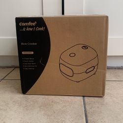 COMFEE Mini Rice Cooker, 4 Cups, 6 Functions, Non Stick , 24 hr Timer portable