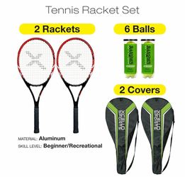Xcello Sports Tennis Racket Set