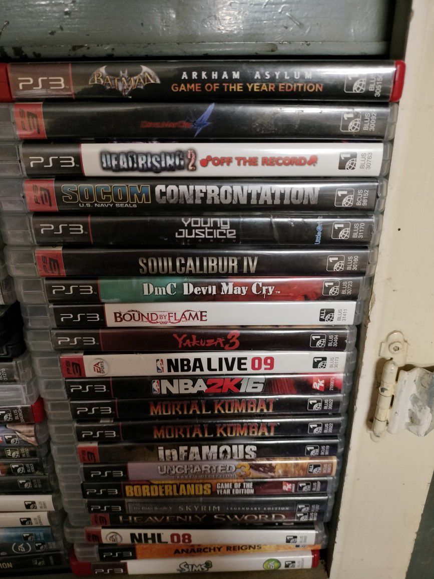 PS3 Games $10 Each Or 6 For $50