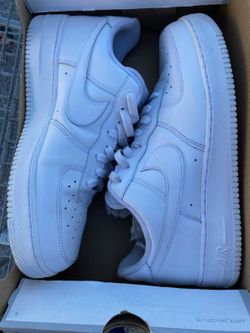 White Nike Air Force 1s