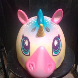 Raskullz Super Rainbow Unicorn Bike Helmet. Size Small.