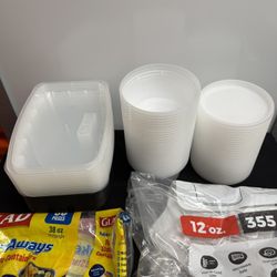 Unused Takeout Boxes