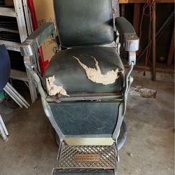 Antique barber chair