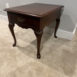 Cherry Wood Side Table