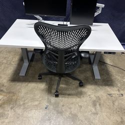 JRB Studio/ Herman Miller 60” Standing Desks! Electric Height Adjustable Sit Stand Desk! We Also Have Herman Miller Chairs And Monitor Arms!