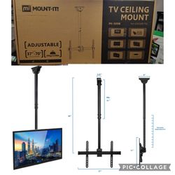 ADJUSTABLE CEILING TV MOUNT