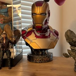 Iron Man 3 MK42 Bust Statue 14'' Figure Display Model Regular Version