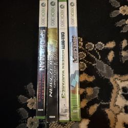 Xbox 360 For Sale Games Included Or If You Just Want The Xbox 360 You Can Also Have The Games Or Bothe