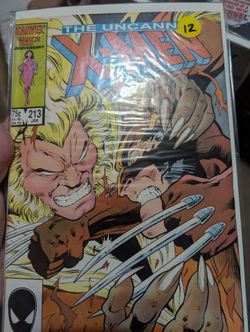 Uncanny X-Men #213 Marvel Comic 1987