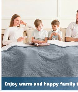 Heated Blanket Queen Size Soft Flannel with 10 Level Charcoal
Electric Blanket with 1-12H Auto-Off Timer, Overheat Protection, Machine Washable, 84x90