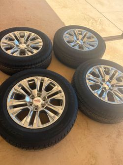20 inch gmc sierra wheels and tires