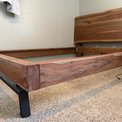 Queen Bed Frame (Solid Wood!)
