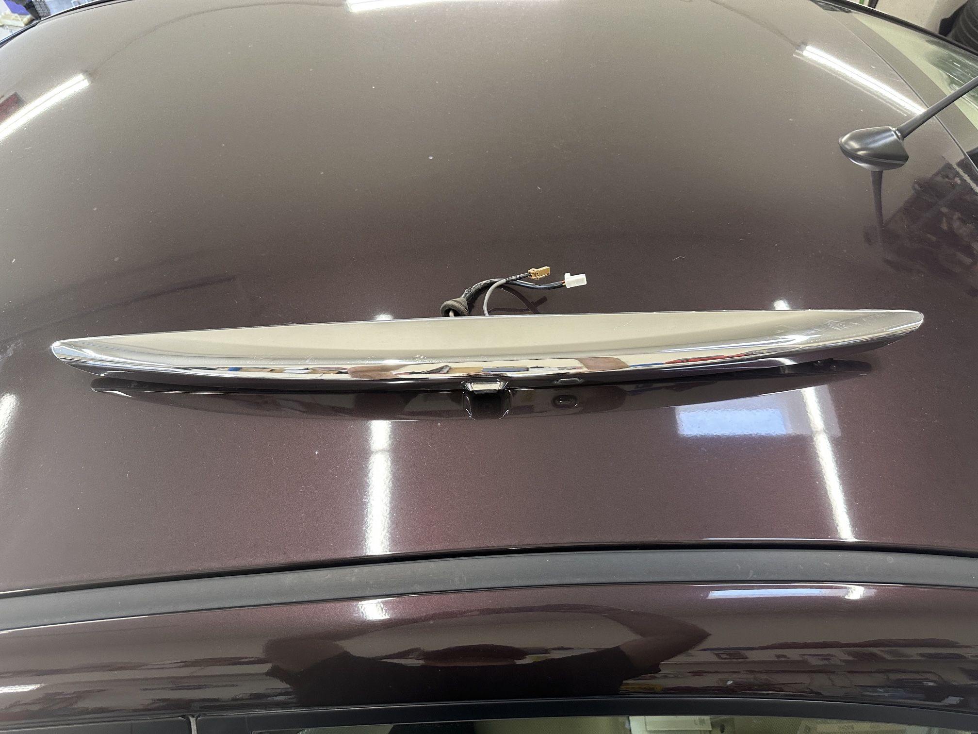 Infiniti Trunk Molding with Camera