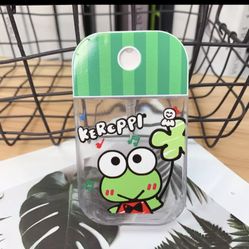 Brand New Keroppi Alcohol Spray Empty Bottle  