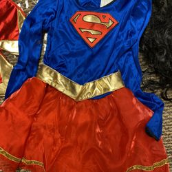 Supergirl Halloween Costume Child Medium