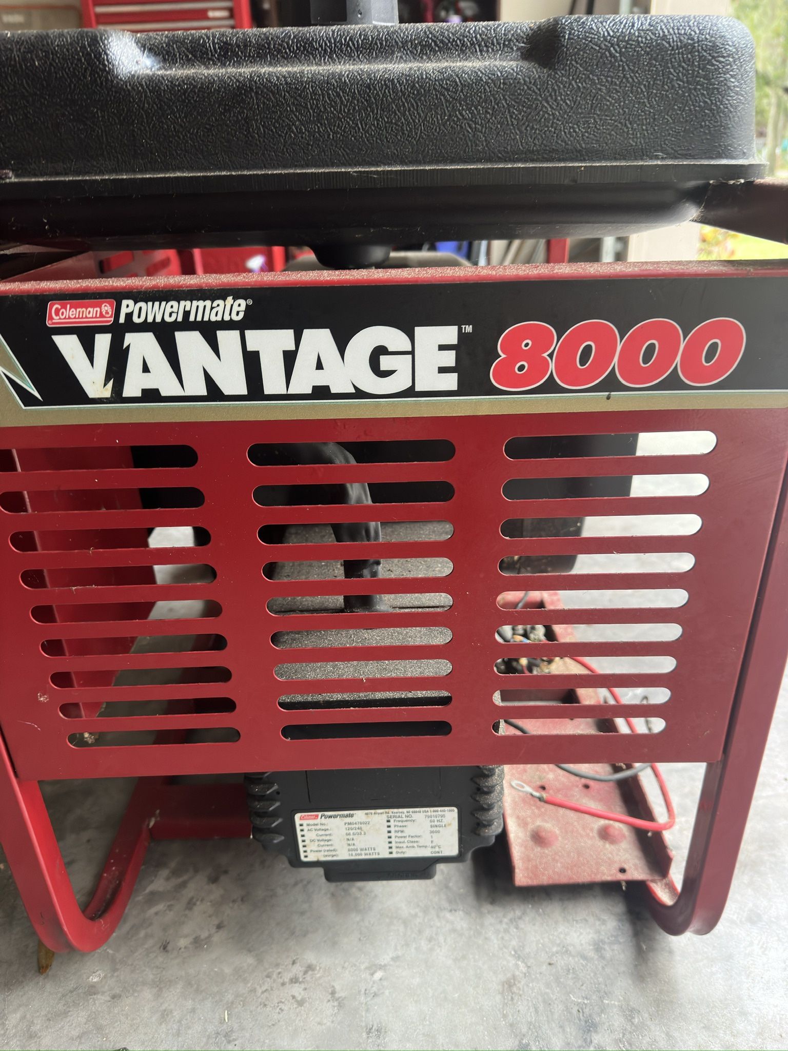 Coleman Powermate Vantage 8000 Generator