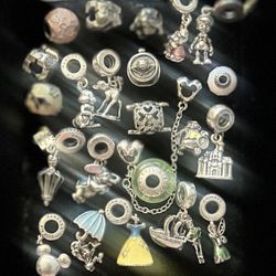 AUTHENTIC RETIRED DISNEY PANDORA CHARMS
