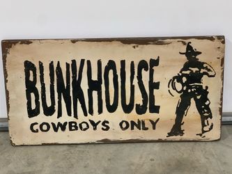 Western Cowboy theme sign