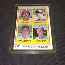 Vintage Old 1978 Topps Rookie Catchers Baseball Card #708 