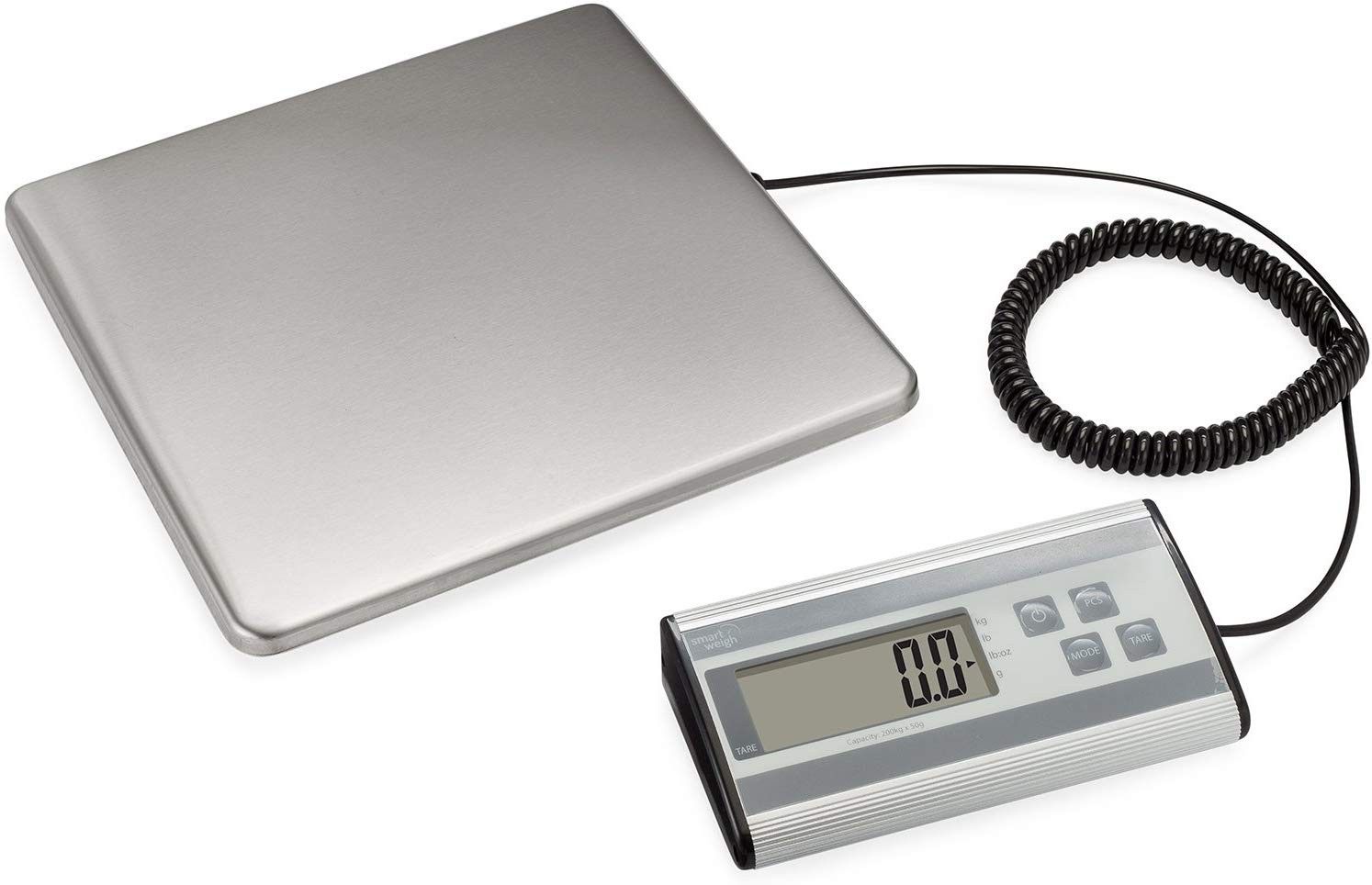 Smart Weigh Digital Heavy Duty Shipping and Postal Scale with Durable Stainless Steel Large Platform