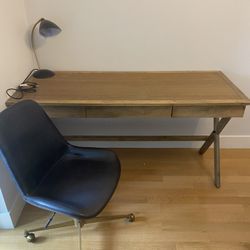World Market Desk Chair And Lamp