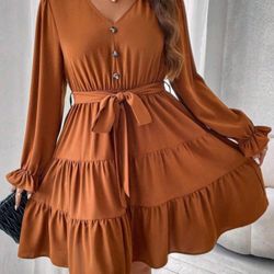 New High-quality Brand Woman's Bohemian Style Dress Size 3XL Very Elegant And Stylish $20 