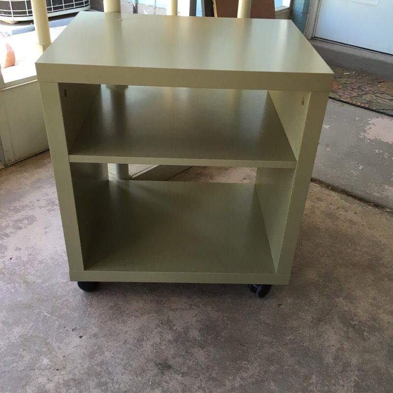 IKEA bedside table night stand CORRAS side table casters on wheels