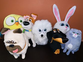 The Secret Life of Pets Toy Plushies NEW