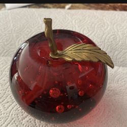 Glass Apple - Great Gift For Your Teacher!