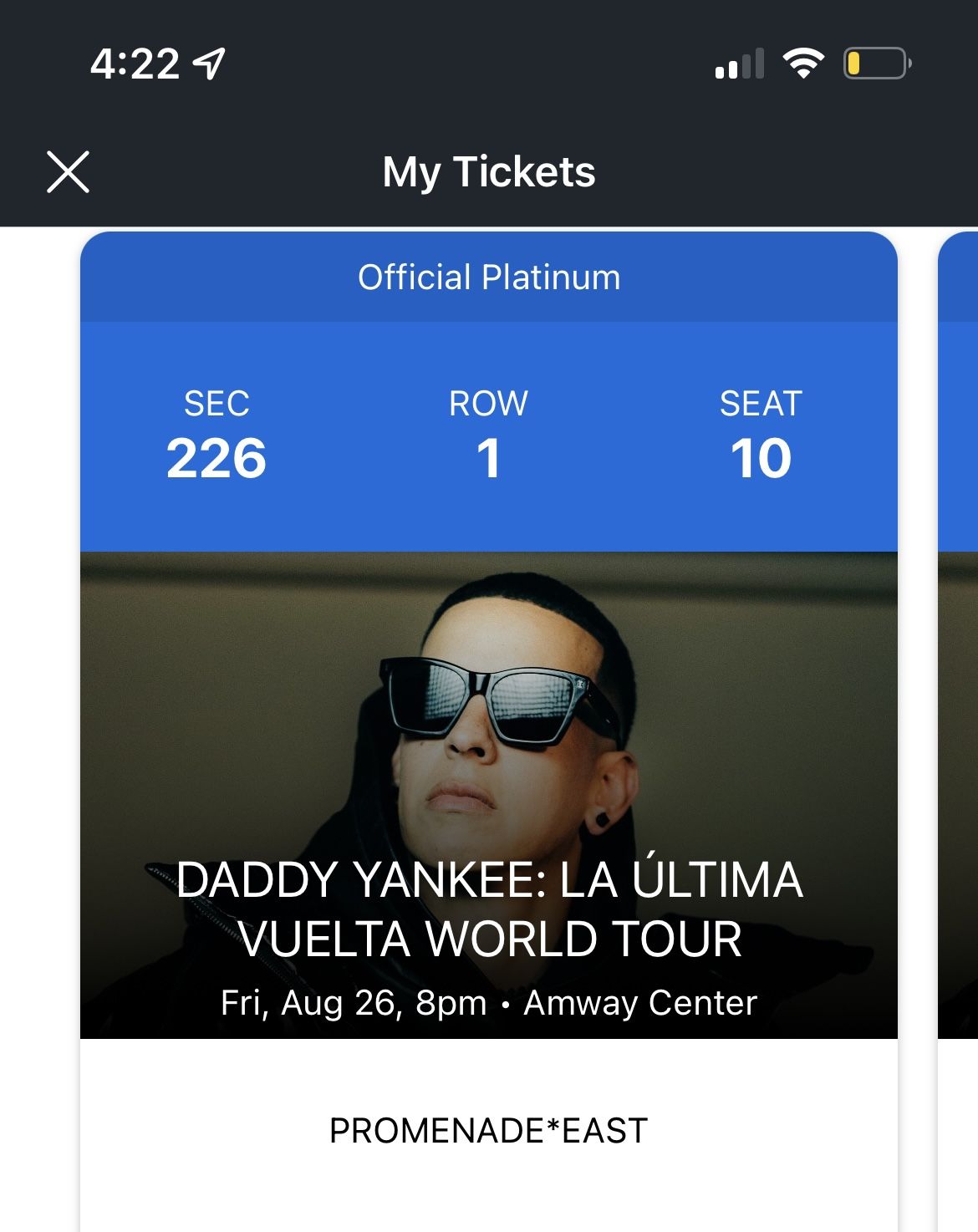 Daddy Yankee Orlando Concert Aug 26
