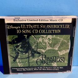 Disney’s Ultimate Swashbuckler 10-Song CD Collection Pirates of the Caribbean Limited Edition