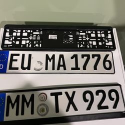 Euro Plates