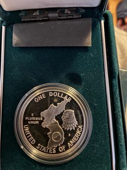 1992 silver Korean War memorial coin