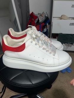 Alexander McQueen Oversized Sneakers White Red