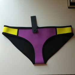 Triangl XL NEW Neoprene Bikini Swimsuit Bottom Purple