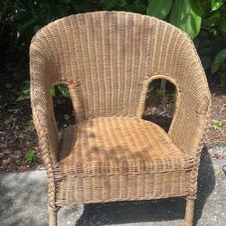 Wicker chair
