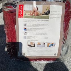 Quilted Fleece Heated Blanket  