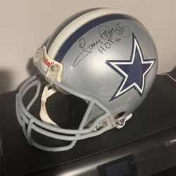 Tony Dorsett Signed Helmet- HoF