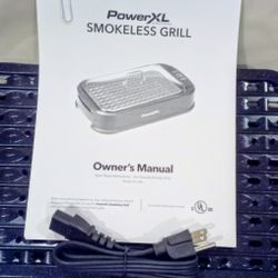 Power XL  Smokeless Grill- New