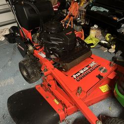 Commercial gravely mower