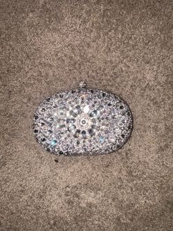 Crystal Rhinestone Evening Clutch Bag