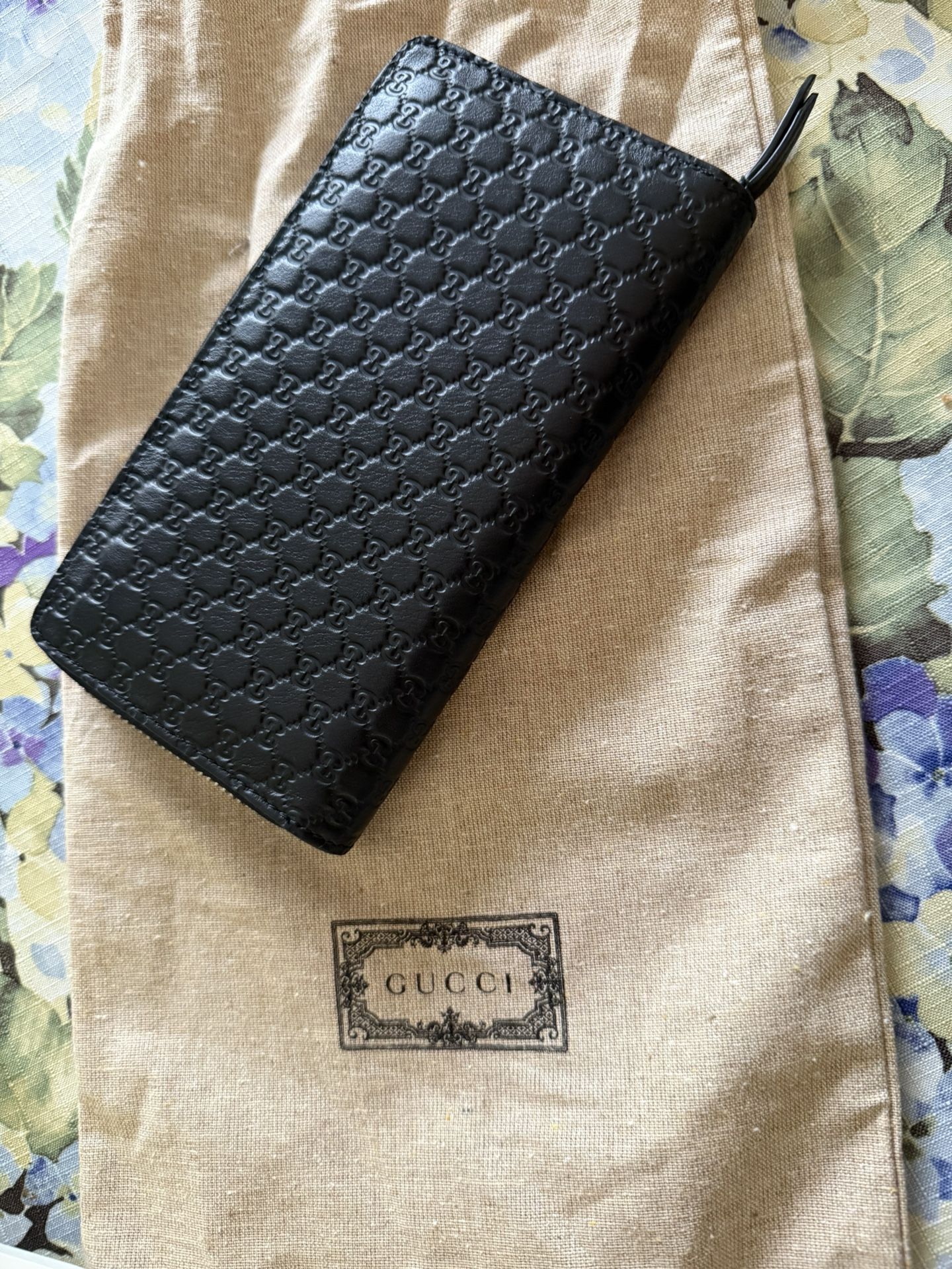Gucci Microguccissima Zip Long Wallet