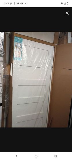 32x80 slab only 5 panels door 2 available now,new, solid core