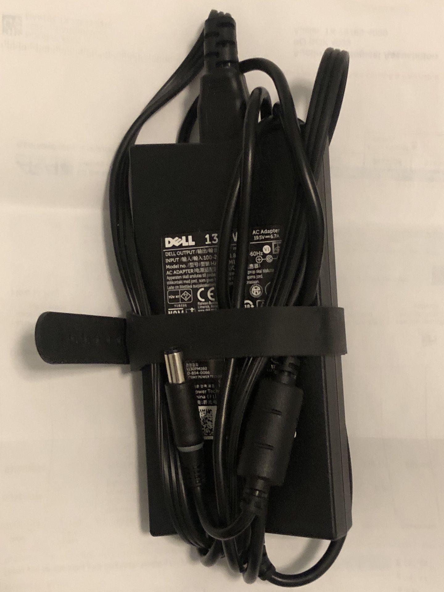 Dell 180W Charger (almost new) for Laptops and Docking Stations