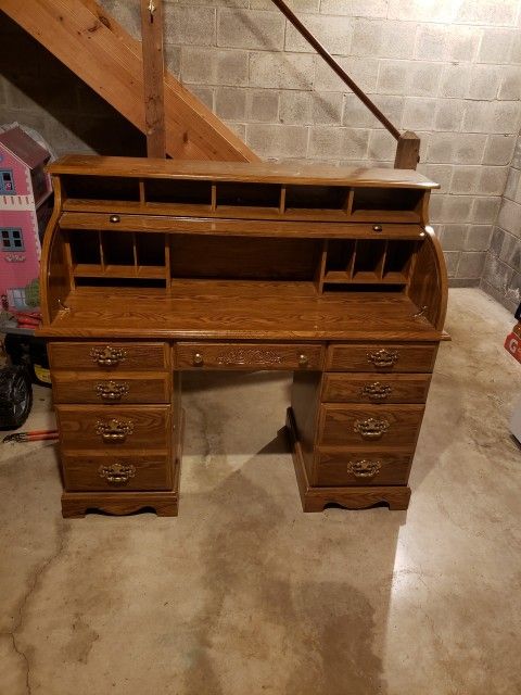 Wooden Antique Secretary Desk