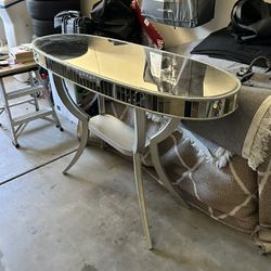 Mirror Glass Table 
