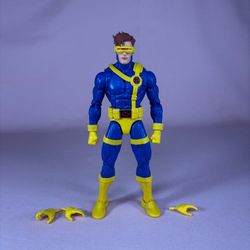 Marvel Legends Cyclops (2022 VHS Animated Series Collection) (Cel Shading Removed)