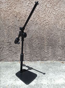 Desktop Microphone Stand - Solid Base & Counterweight - good condition.