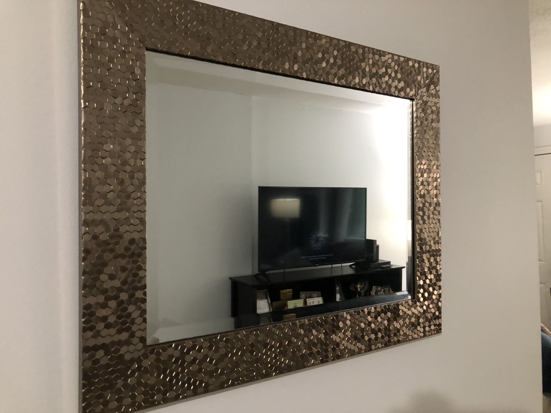 Mirror   NEW!! 24x17”  Color Is Mute Gold